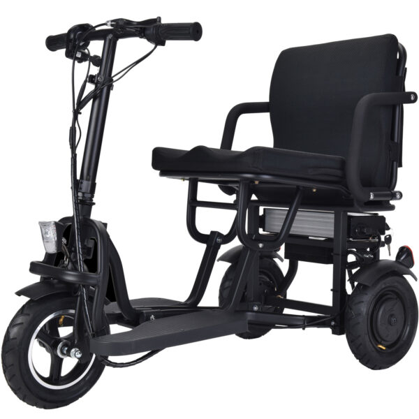 MotoTec Folding Mobility Electric Trike 48v 700w Dual Motor Lithium Black - Image 5