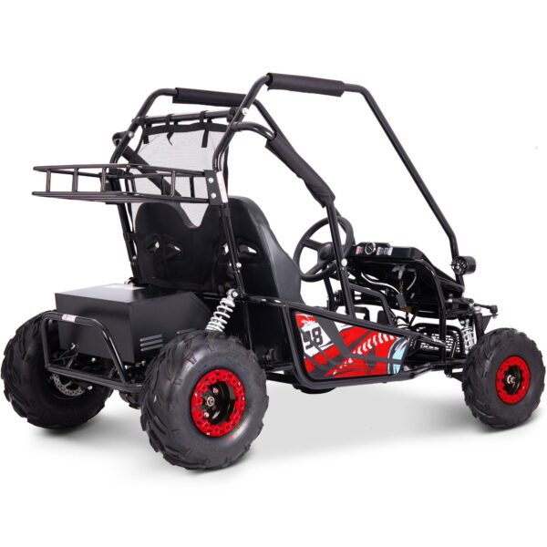 MotoTec Mud Monster XL 60v 2000w Electric Go Kart Full Suspension - Image 7