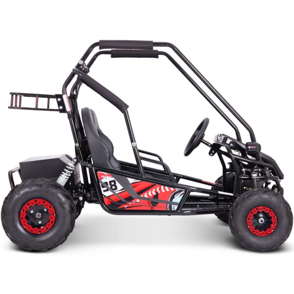 MotoTec Mud Monster XL 60v 2000w Electric Go Kart Full Suspension - Image 6