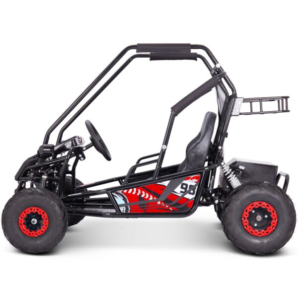 MotoTec Mud Monster XL 60v 2000w Electric Go Kart Full Suspension - Image 4