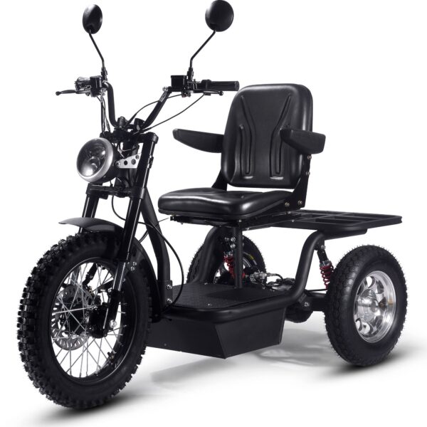 MotoTec Electric Trike 60v 1800w Black - Image 3