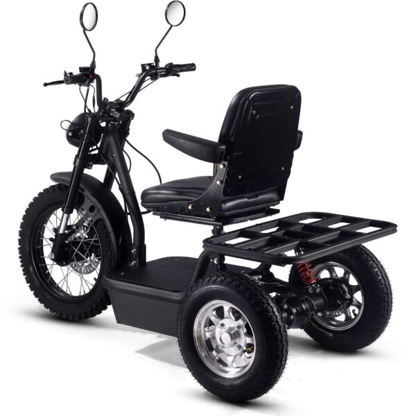 MotoTec Electric Trike 60v 1800w Black - Image 5