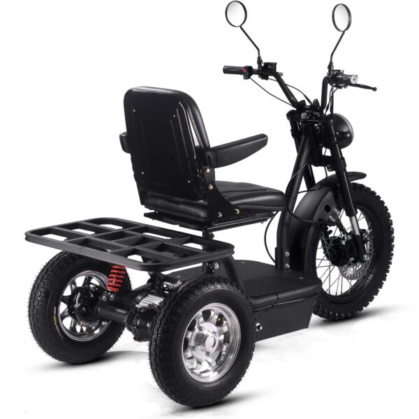 MotoTec Electric Trike 60v 1800w Black - Image 6