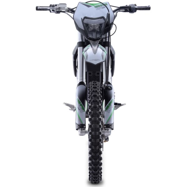 MotoTec Venom 72v 12000w Electric Dirt Bike White - Image 4