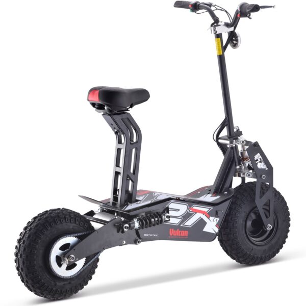 MotoTec Vulcan 48v 1600w Electric Scooter Black - Image 5