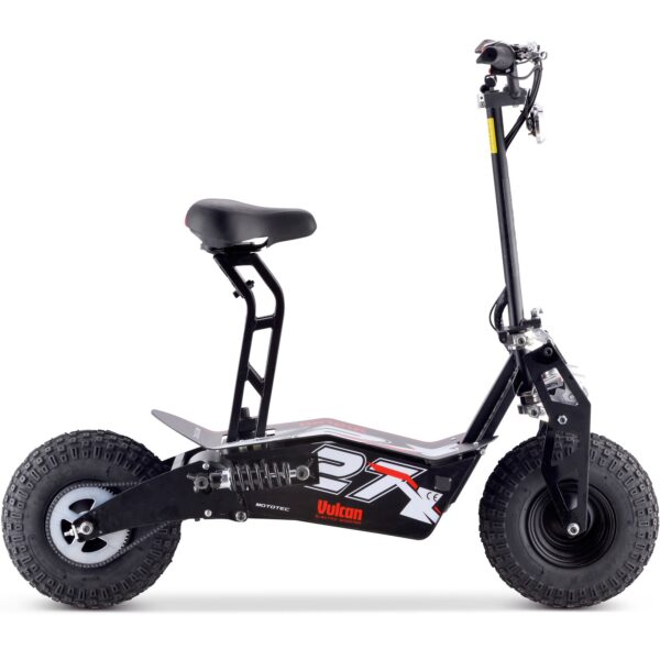 MotoTec Vulcan 48v 1600w Electric Scooter Black - Image 6