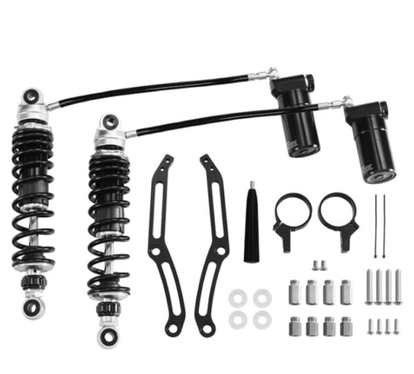 Rear Suspension Shocks Fit For Harley Touring '14-'24 (Black) / ELECTRA GLIDE FLH- FLT- FLHT- FLHR BAGGER CHASSIS