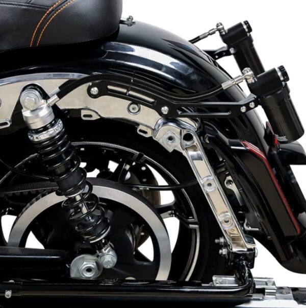 Rear Suspension Shocks Fit For Harley Touring '14-'24 (Black) / ELECTRA GLIDE FLH- FLT- FLHT- FLHR BAGGER CHASSIS - Image 3