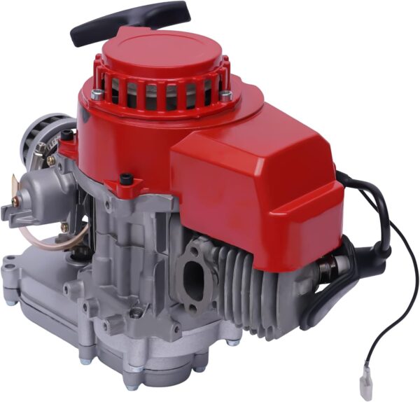 Motor Air-Cooled Engine for 49CC 2 Stroke Pocket Dirt Bike Mini Motocross ATV Scooter, with Handle and Cable - Image 4