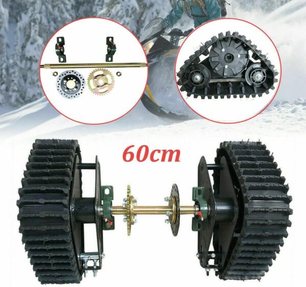 Track Assemly Pro Kits Go Kart UTV Buggy Quad Rear Axle Snowmobile Wheel ATV Snow Sand  (600m Axles A) - Image 7