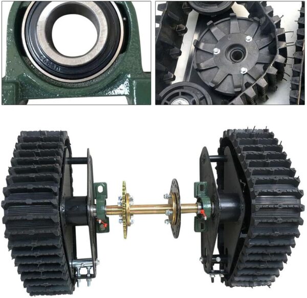 Track Assemly Pro Kits Go Kart UTV Buggy Quad Rear Axle Snowmobile Wheel ATV Snow Sand  (600m Axles A) - Image 6