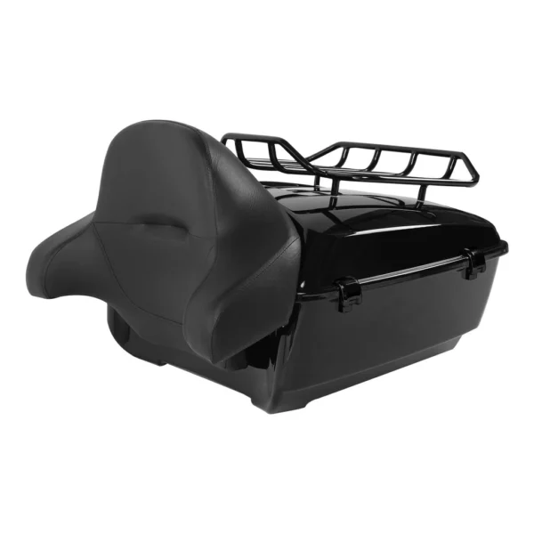 13.7" King Tour Pack with Wrap Around Backrest Pad & Top Luggage Rack Fit For Harley Touring '14-'24 - Image 4