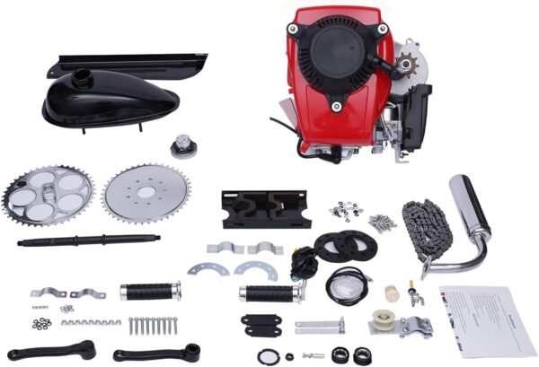 4-Stroke Bicycle Bike Engine Kit 53cc Gas Motor for 26" Air-Cooled 4-Stroke OHV Single Cylinder - Image 2