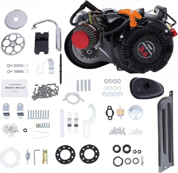 100CC 4-Stroke Bicycle Engine Kit Gasoline Motor Motorized Bike Engine Conversion Kit - Image 6